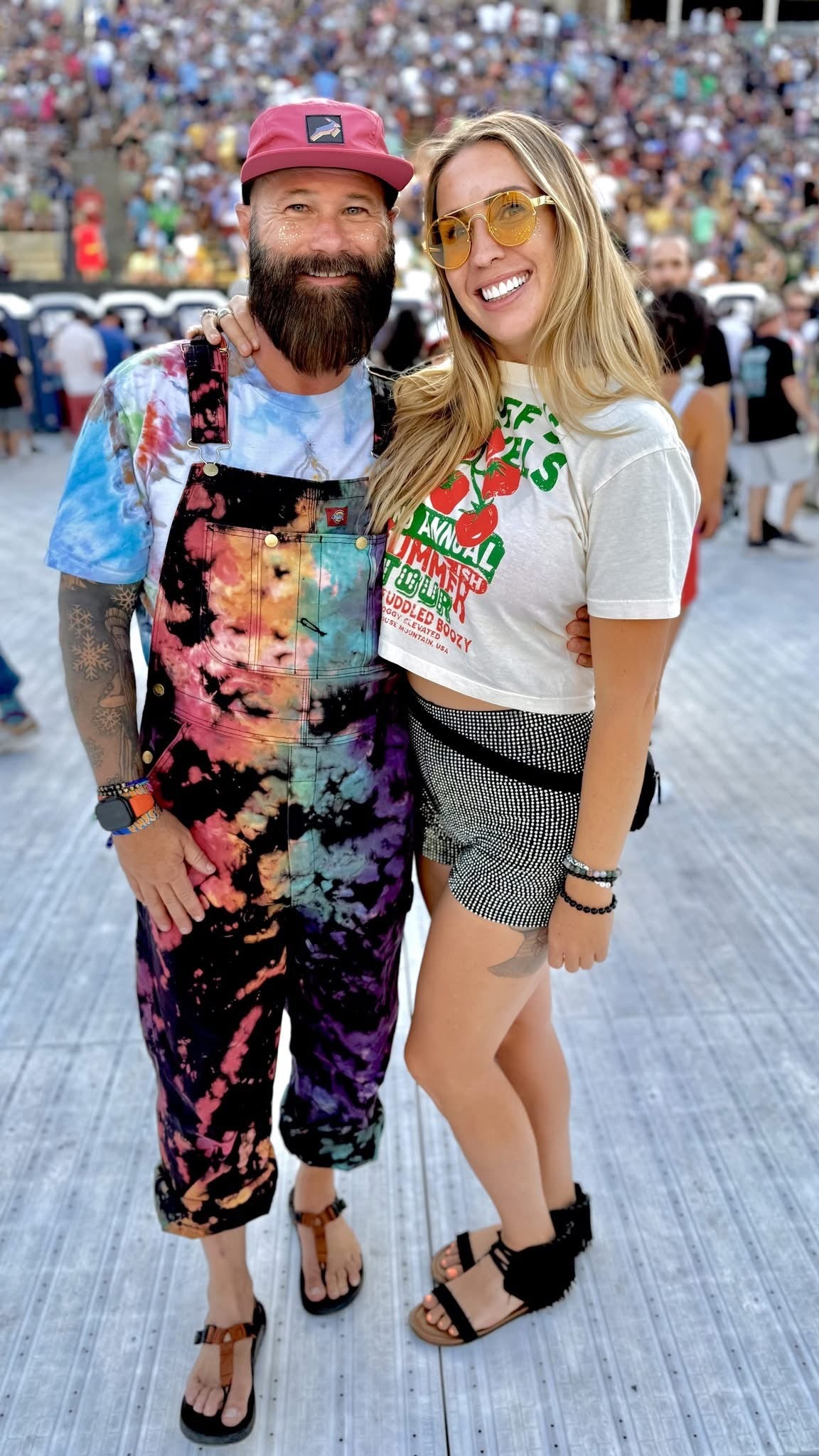 Women’s Fluffs Travels Phish Summer Tour Cropped T-Shirt