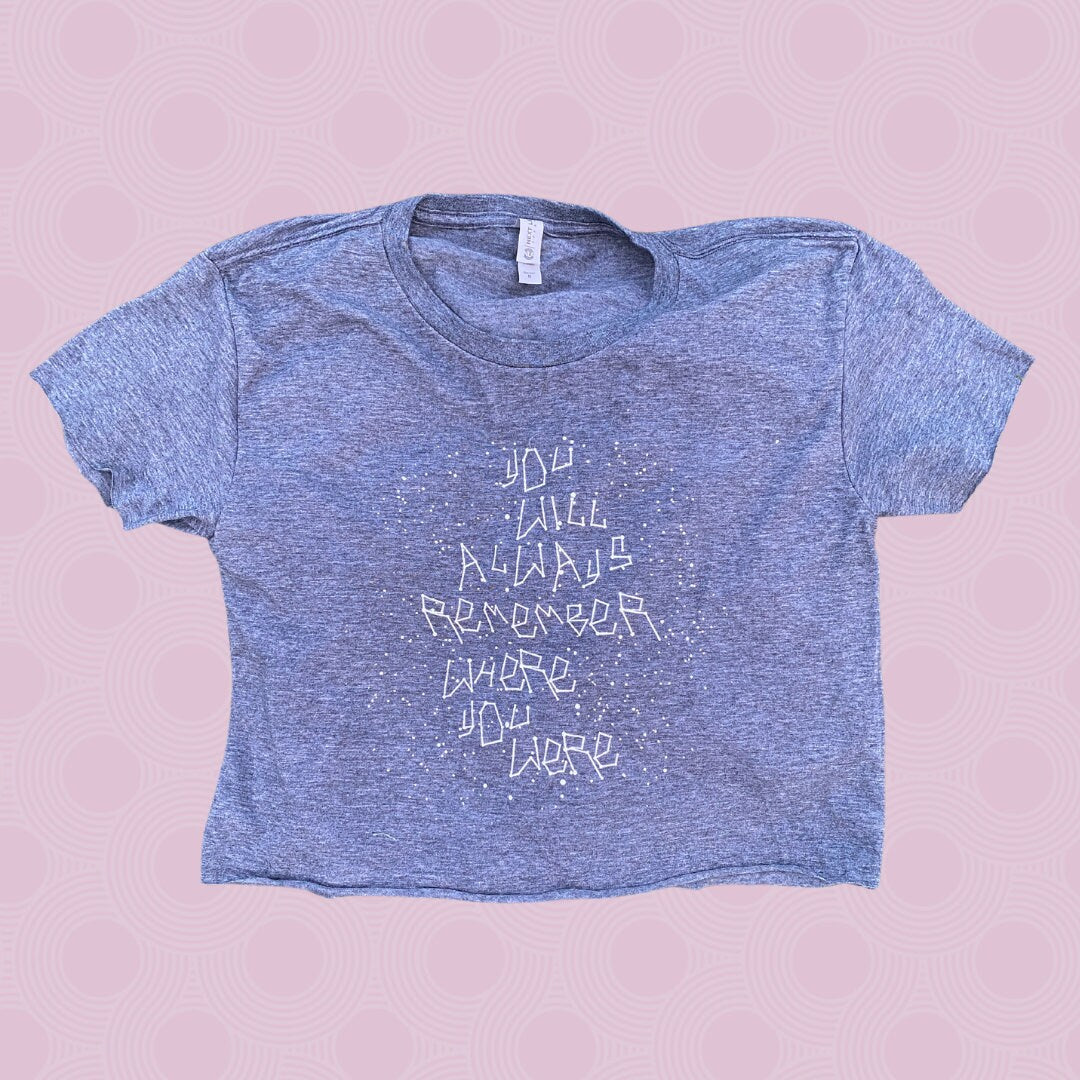 S.A.N.t.o.s constellations ladies cropped T-Shirt