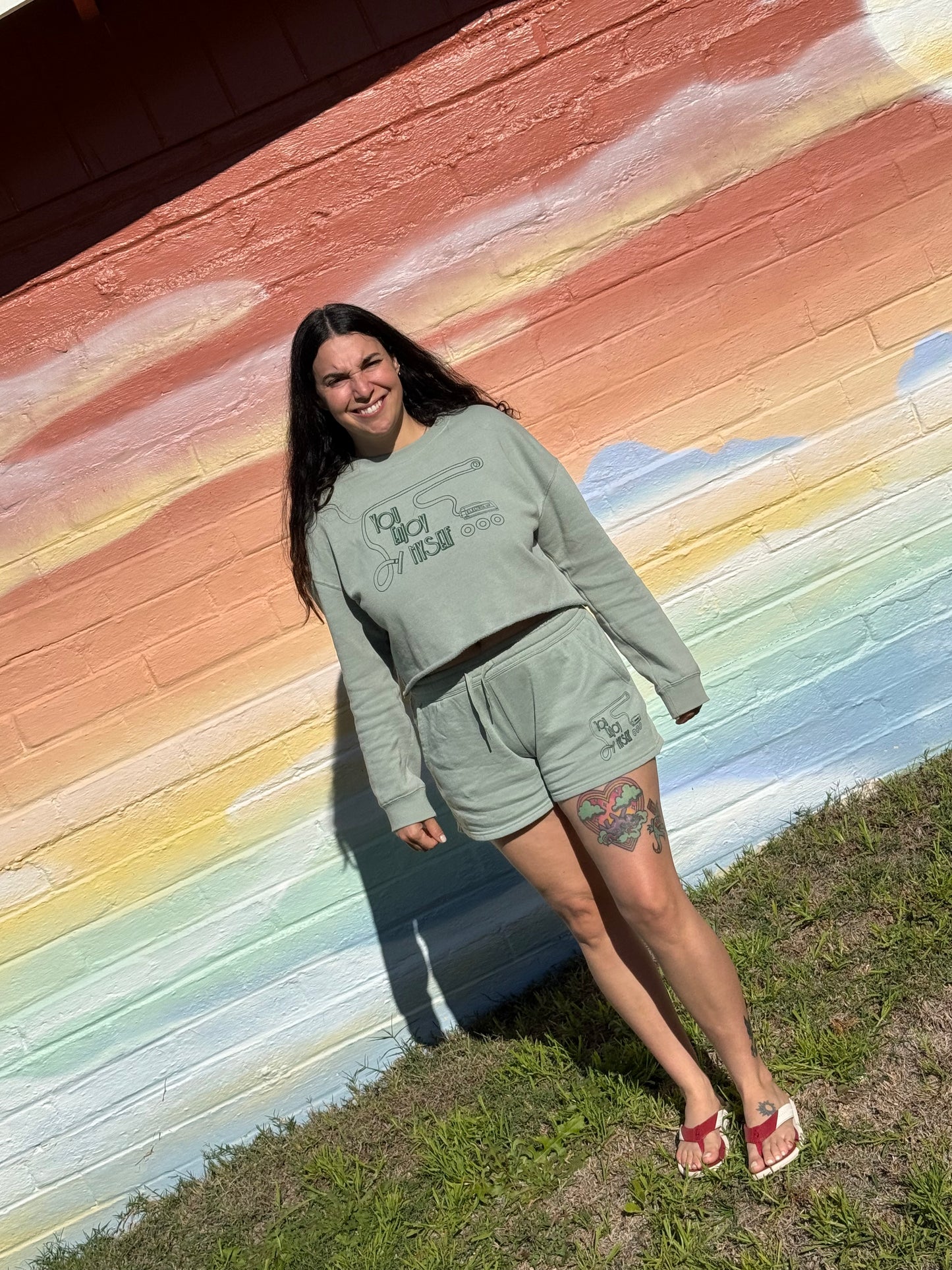 Phish YEM cropped sweater and shorts set you enjoy myself
