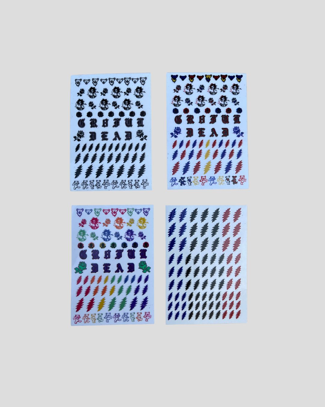 Grateful Dead Nail Stickers