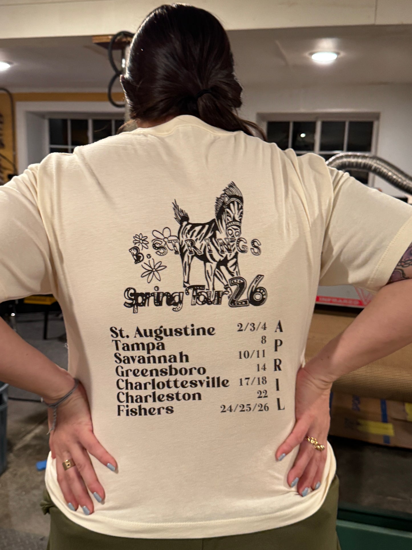 Billy Strings Spring Tour 2026 Cropped T-Shirt