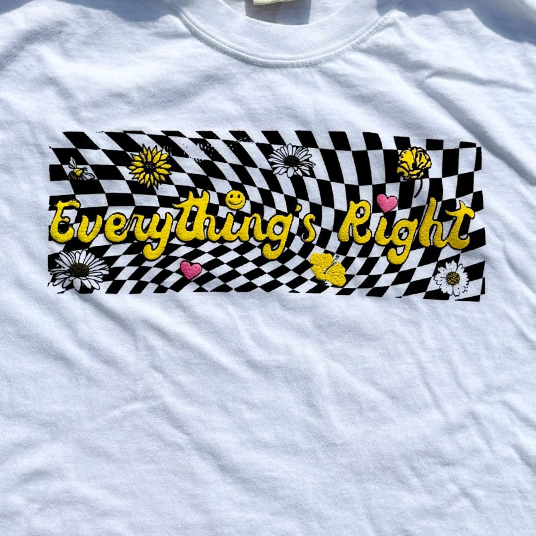 Everything’s Right Ladies Cropped T-Shirt