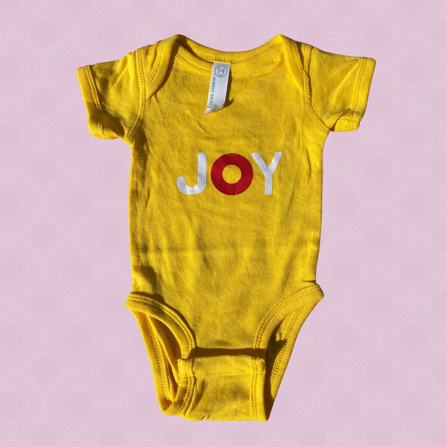 Joy Yellow Baby Bodysuit