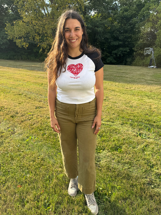 Not Fade Away Women's cropped raglan Baby T-Shirt