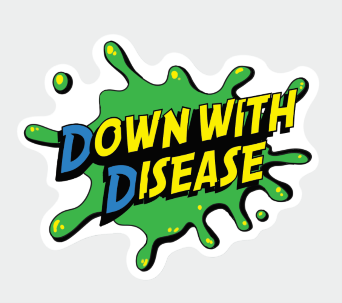 Down with Disease Double Dare Sticker