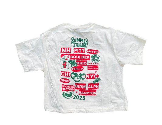 Women’s Fluffs Travels Phish Summer Tour Cropped T-Shirt