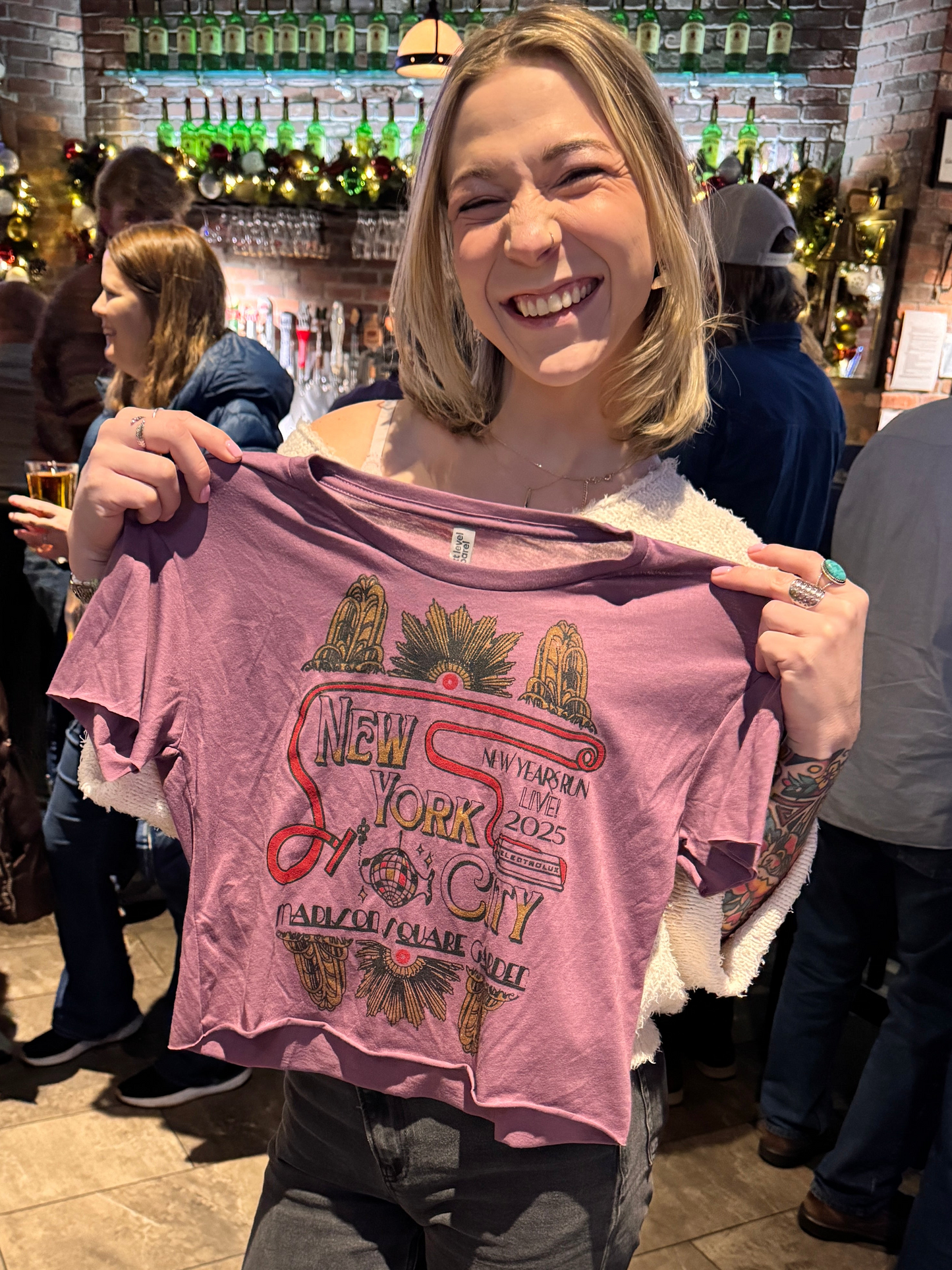 Phish NYC NYE run event cropped T-shirt