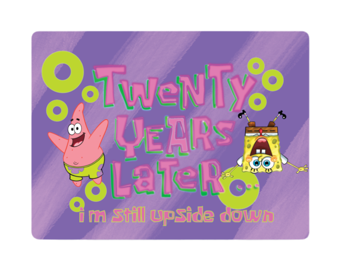 Twenty Years Later SpongeBob and Patrick Sticker