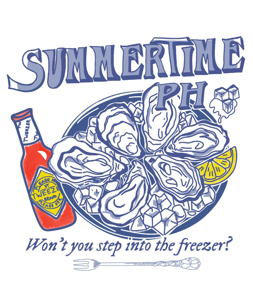 Shuck in to the Freezer Summer Tour 26 Cropped T-shirt