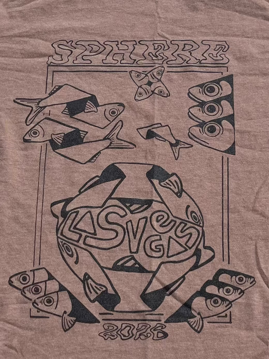 Sphere Mens Origami Las Vegas 2026 T-Shirt