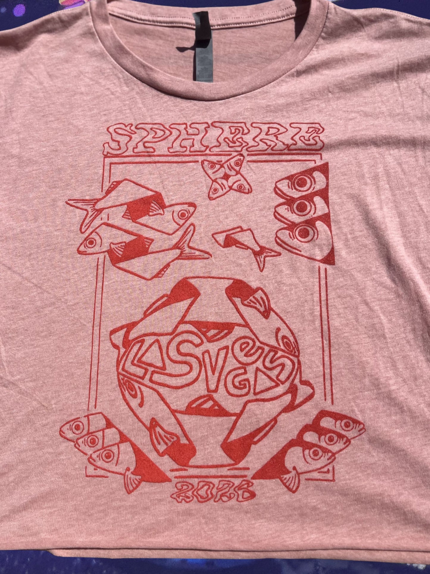 Sphere Origami Las Vegas 2026 Cropped t-shirt