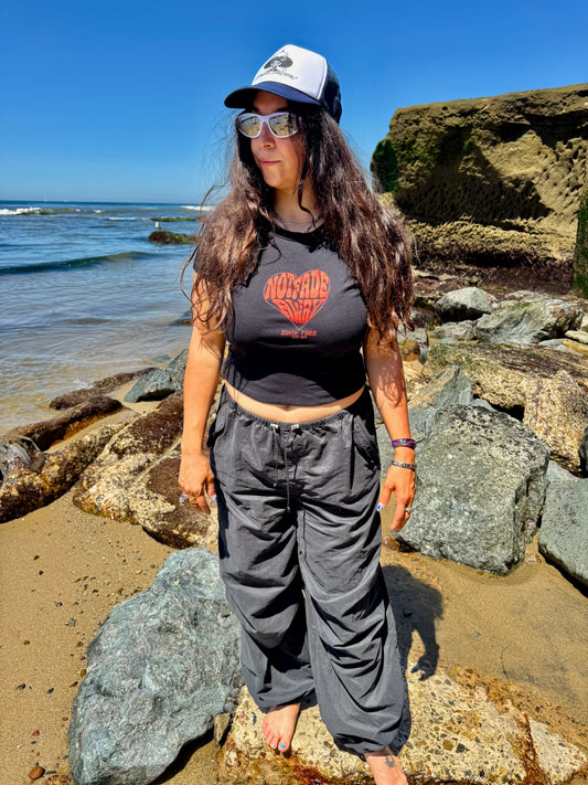 Not Fade Away Women's cropped Baby T-Shirt