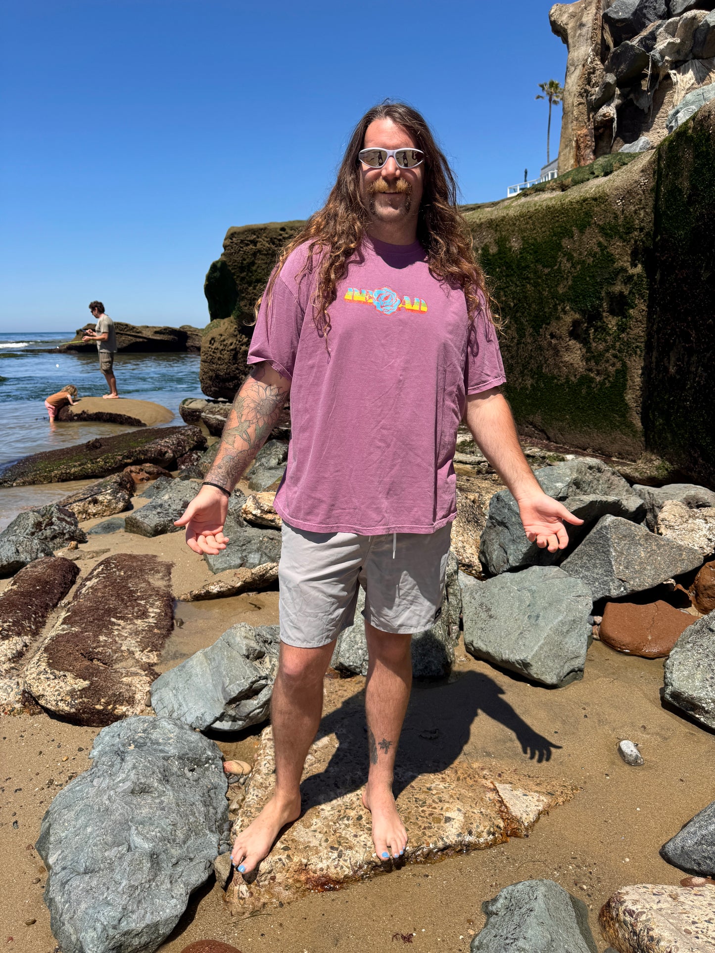 Dead Winterland Rose Rainbow T-Shirt