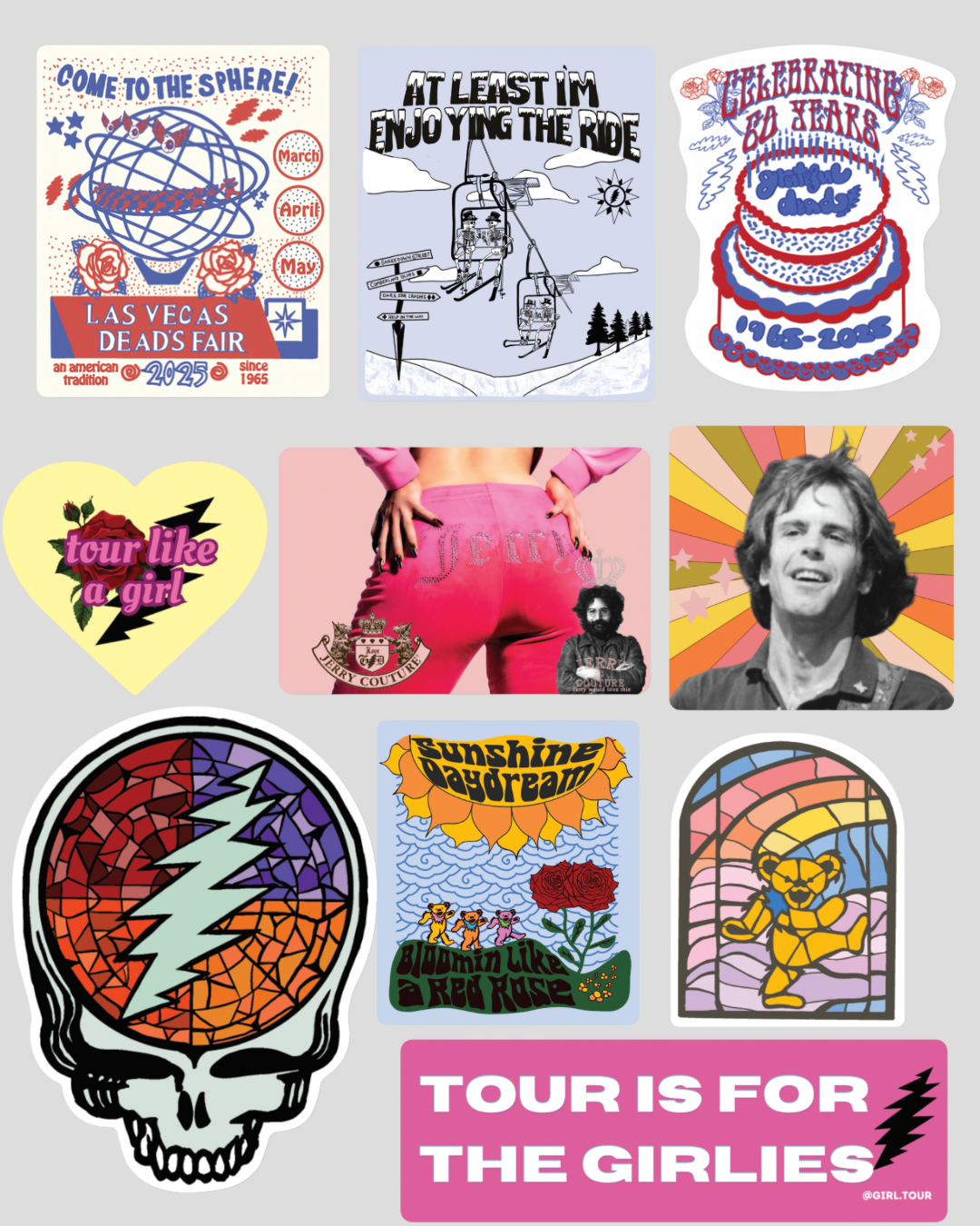 Grateful Dead Stickers