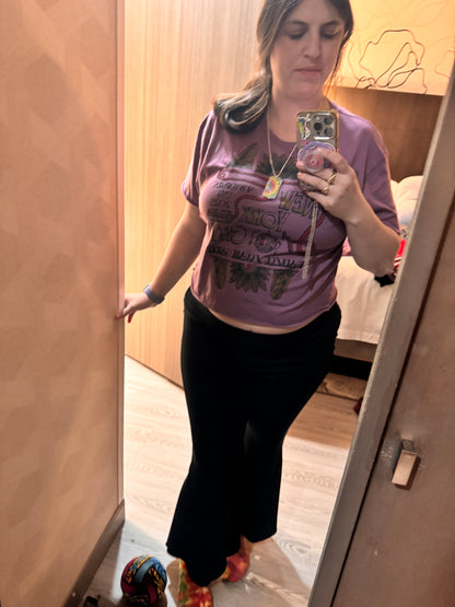 Phish NYC NYE run event cropped T-shirt