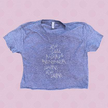 S.A.N.t.o.s  constellations ladies cropped T-Shirt