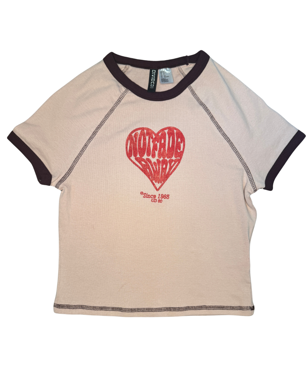Not Fade Away Women's cropped raglan Baby T-Shirt