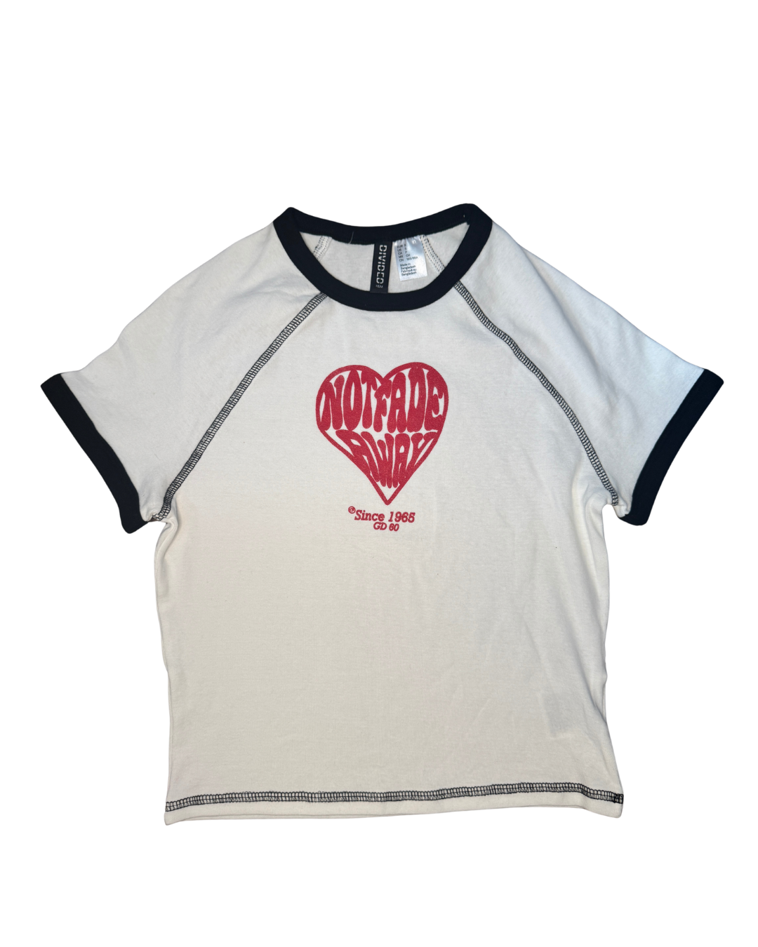 Not Fade Away Women's cropped raglan Baby T-Shirt