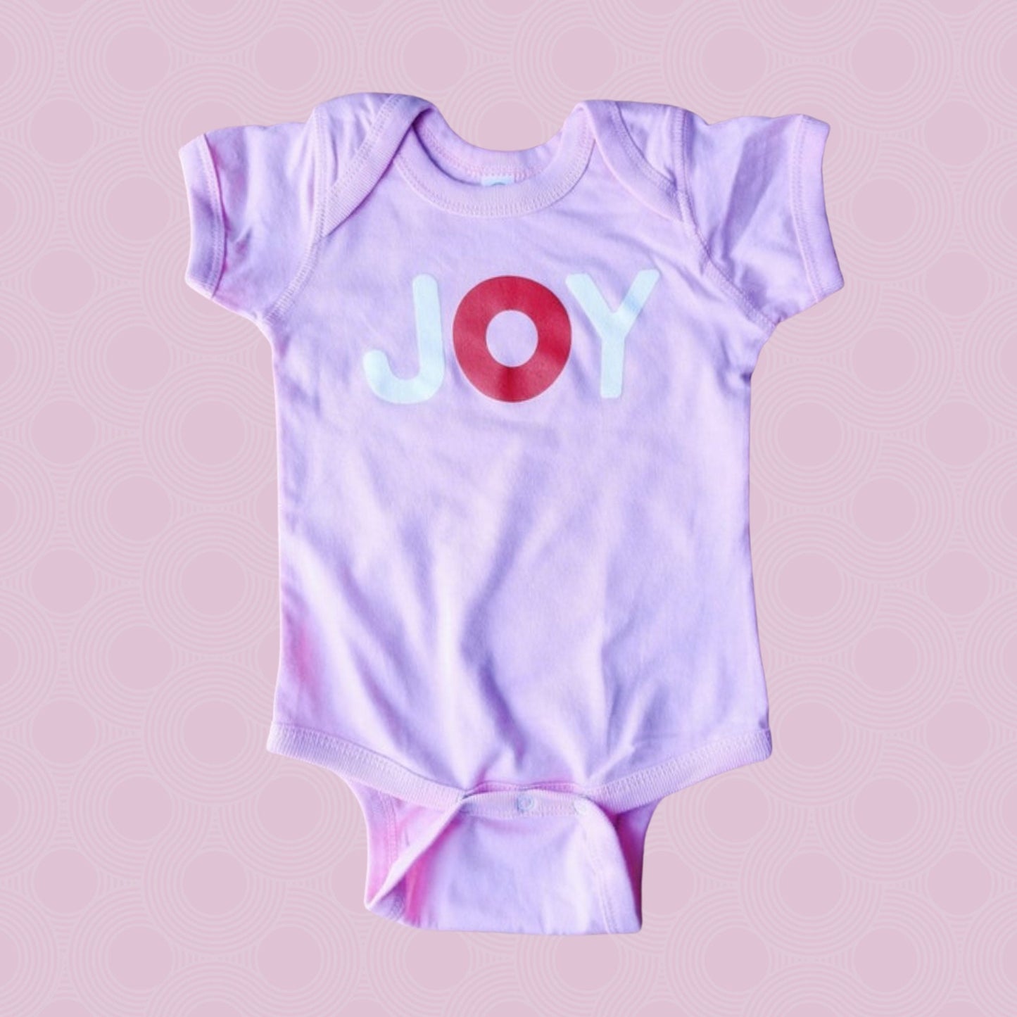 JOY PINK Baby bodysuit