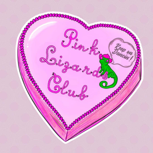Pink Lizards Club Pink Pony Club Phish Chappell Roan Sticker