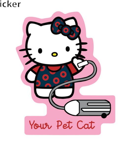 Your Pet Cat Kitty Sticker