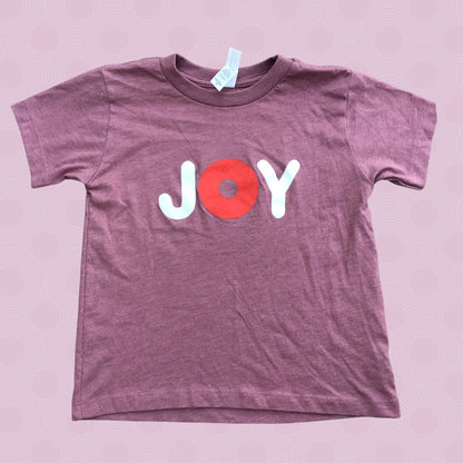 JOY Toddlers Mauve and Youth Purple T-Shirt