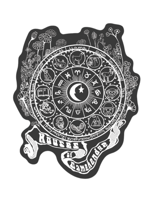 Houses of Gamehendge Astrological Wheel Sticker
