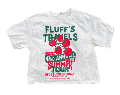 Women’s Fluffs Travels Phish Summer Tour Cropped T-Shirt