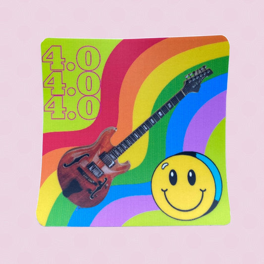 Phish 4.0 Guitar Rainbow Sticker