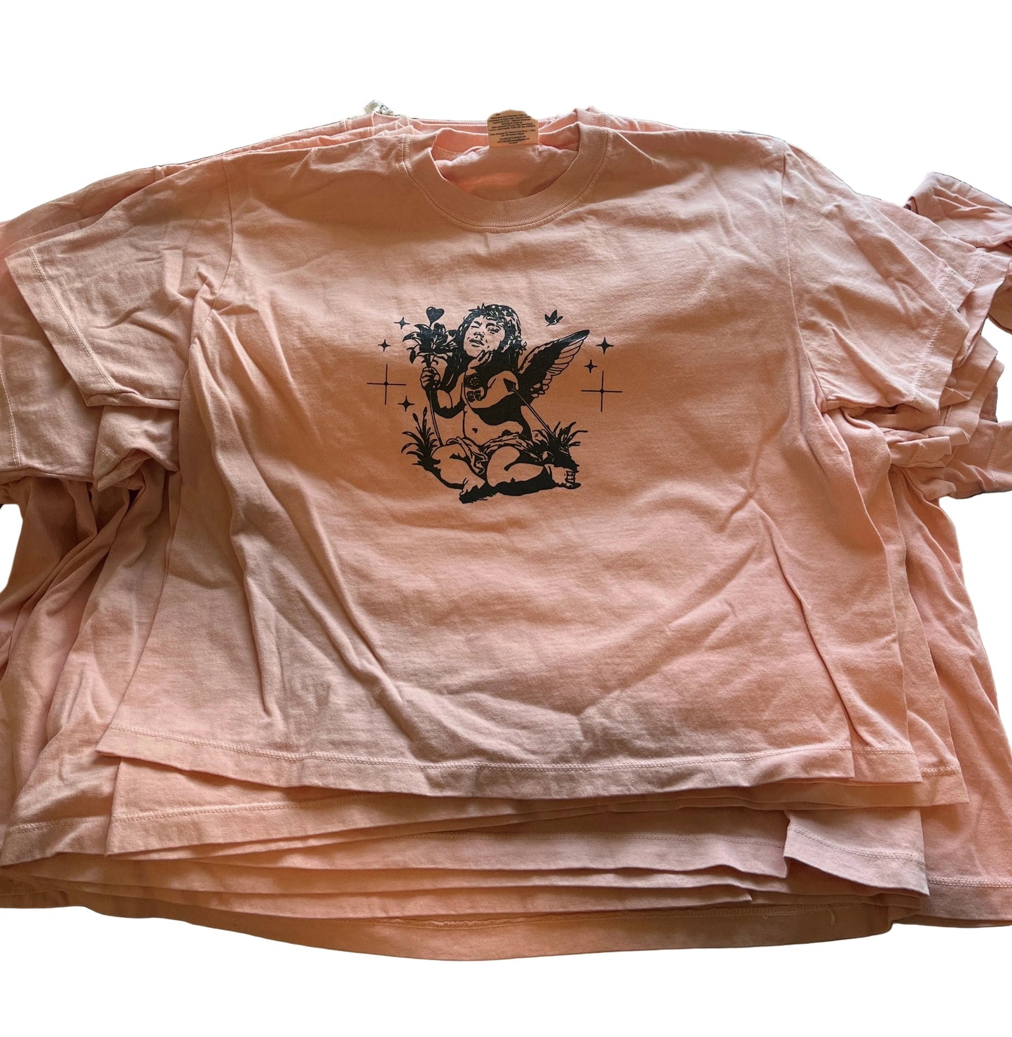 Billy Cherub pink comfort colors Cropped T-Shirt