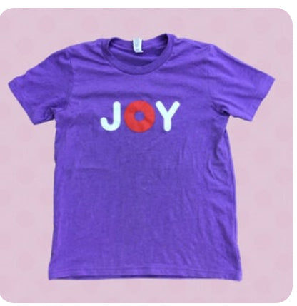 JOY Toddlers Mauve and Youth Purple T-Shirt
