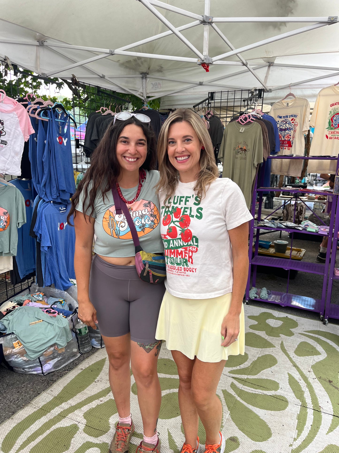 Women’s Fluffs Travels Phish Summer Tour Cropped T-Shirt
