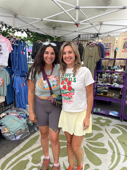 Women’s Fluffs Travels Phish Summer Tour Cropped T-Shirt