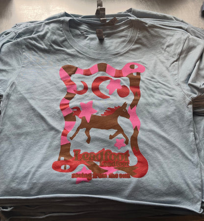 Lead foot lead foot cropped t-shirt