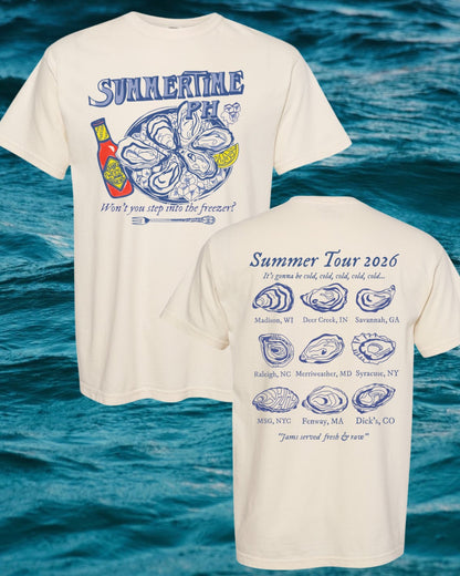 Shuck in to the Freezer Phish Summer Tour 26 Men’s T-Shirt