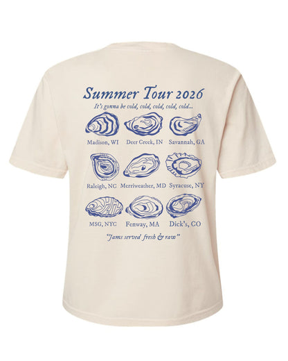 Shuck in to the Freezer Summer Tour 26 Cropped T-shirt