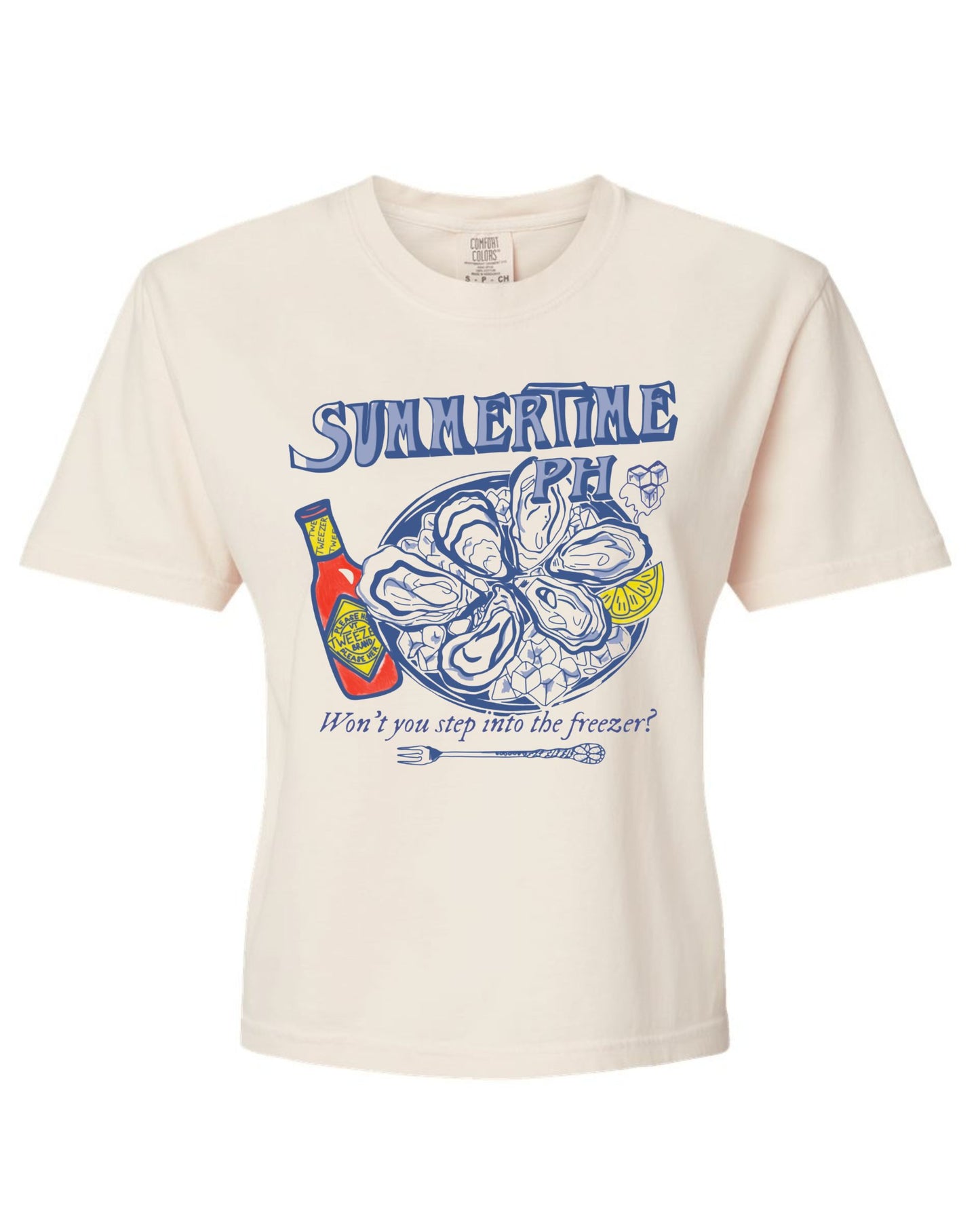 Shuck in to the Freezer Summer Tour 26 Cropped T-shirt