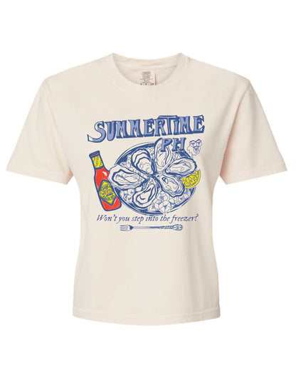 Shuck in to the Freezer Summer Tour 26 Cropped T-shirt