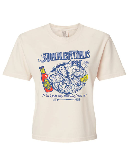 Shuck in to the Freezer Summer Tour 26 Cropped T-shirt