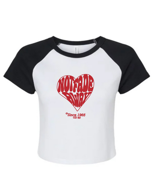 Not Fade Away Women's cropped raglan Baby T-Shirt