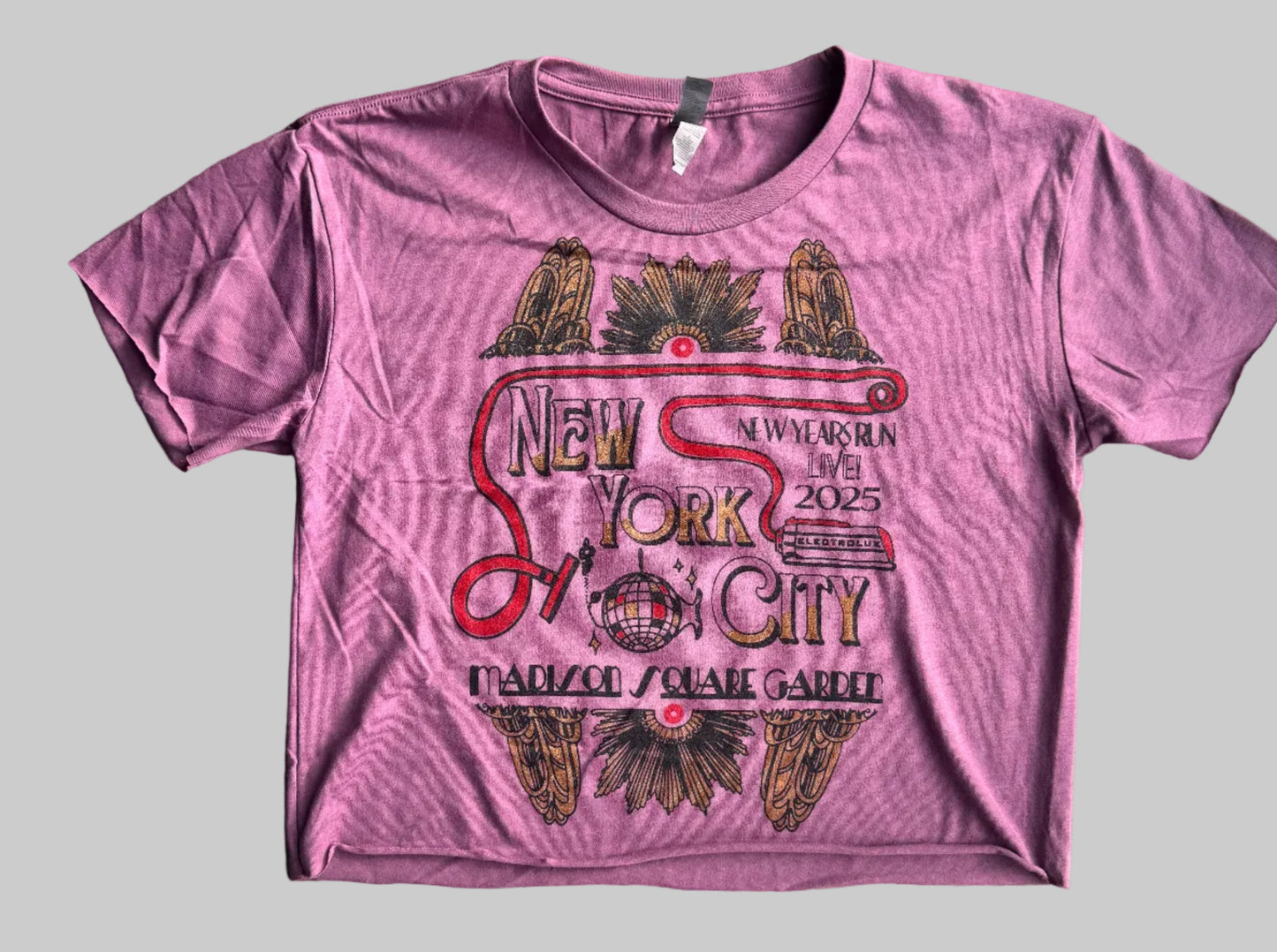 Phish NYC NYE run event cropped T-shirt