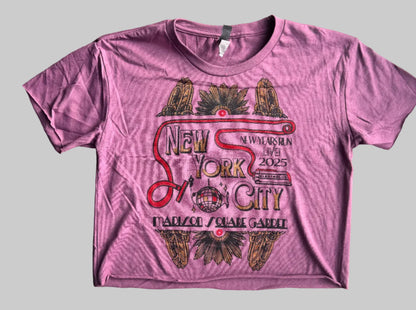 Phish NYC NYE run event cropped T-shirt