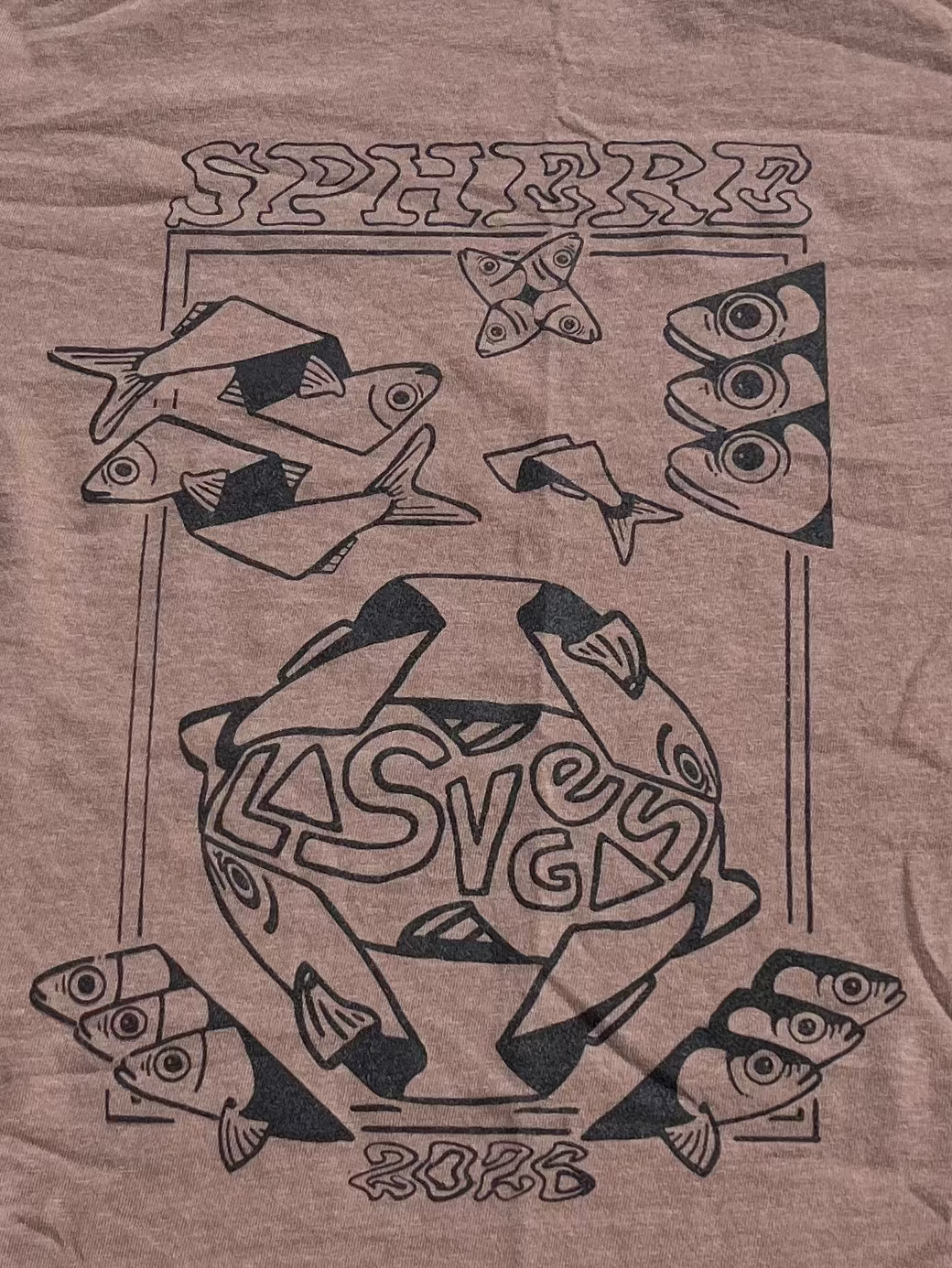 Sphere Mens Origami Las Vegas 2026 T-Shirt