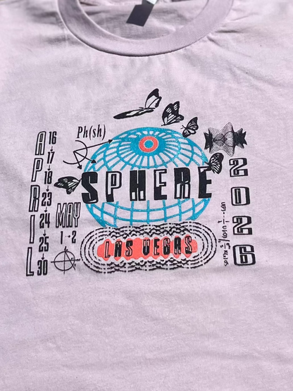 Sphere Las Vegas 2026 Cropped t-shirt