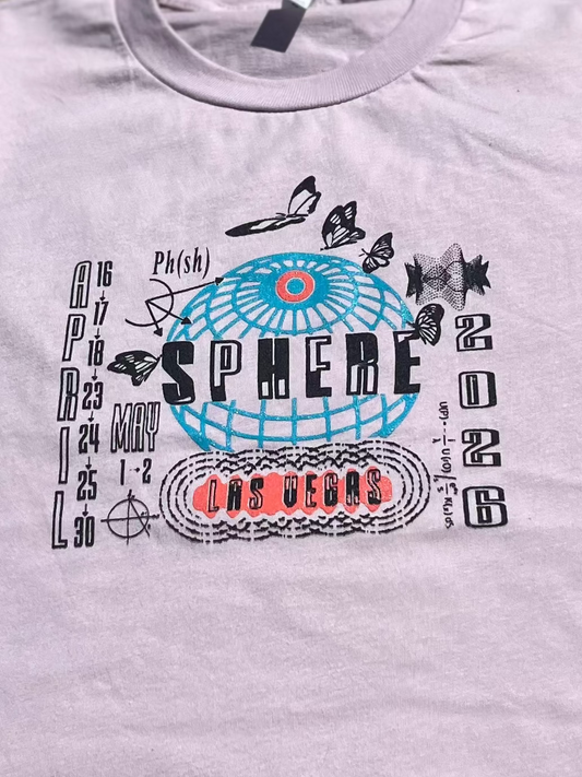 Sphere Las Vegas 2026 Cropped t-shirt
