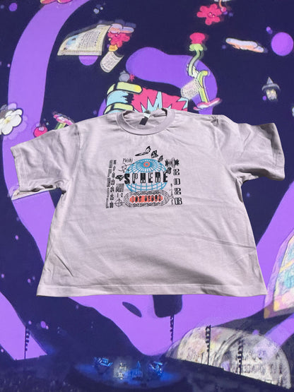 Sphere Las Vegas 2026 Cropped t-shirt