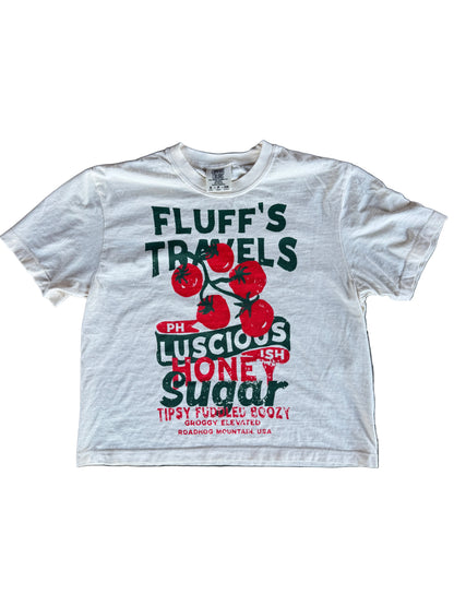 Fluffs Travels Cropped Tee