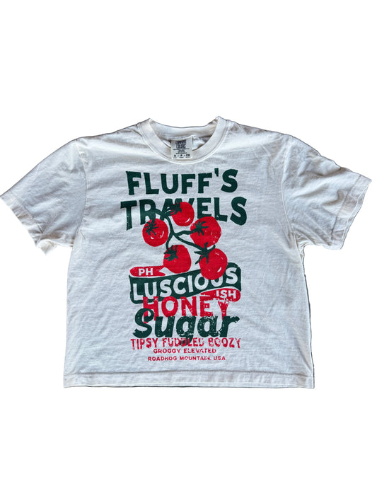Fluffs Travels Cropped Tee
