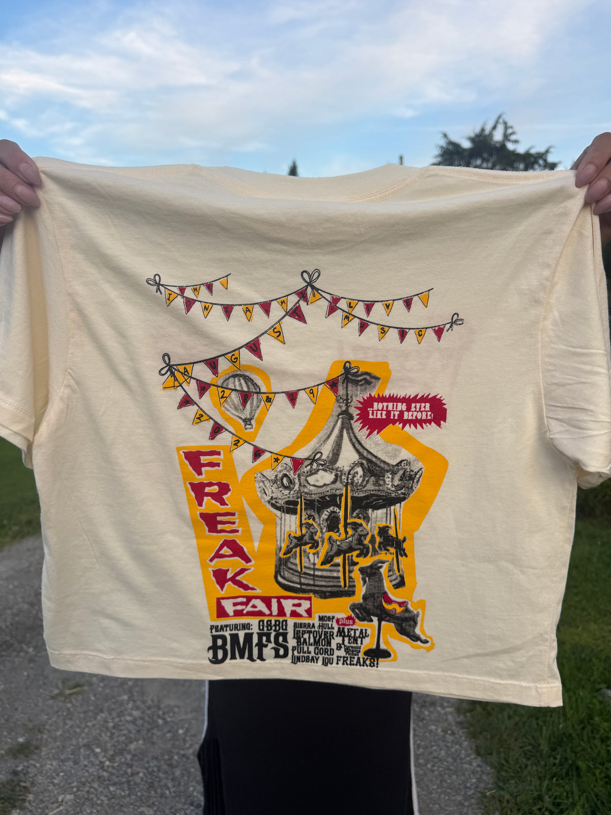 Freak Fair Billy Strings Cropped T-shirt