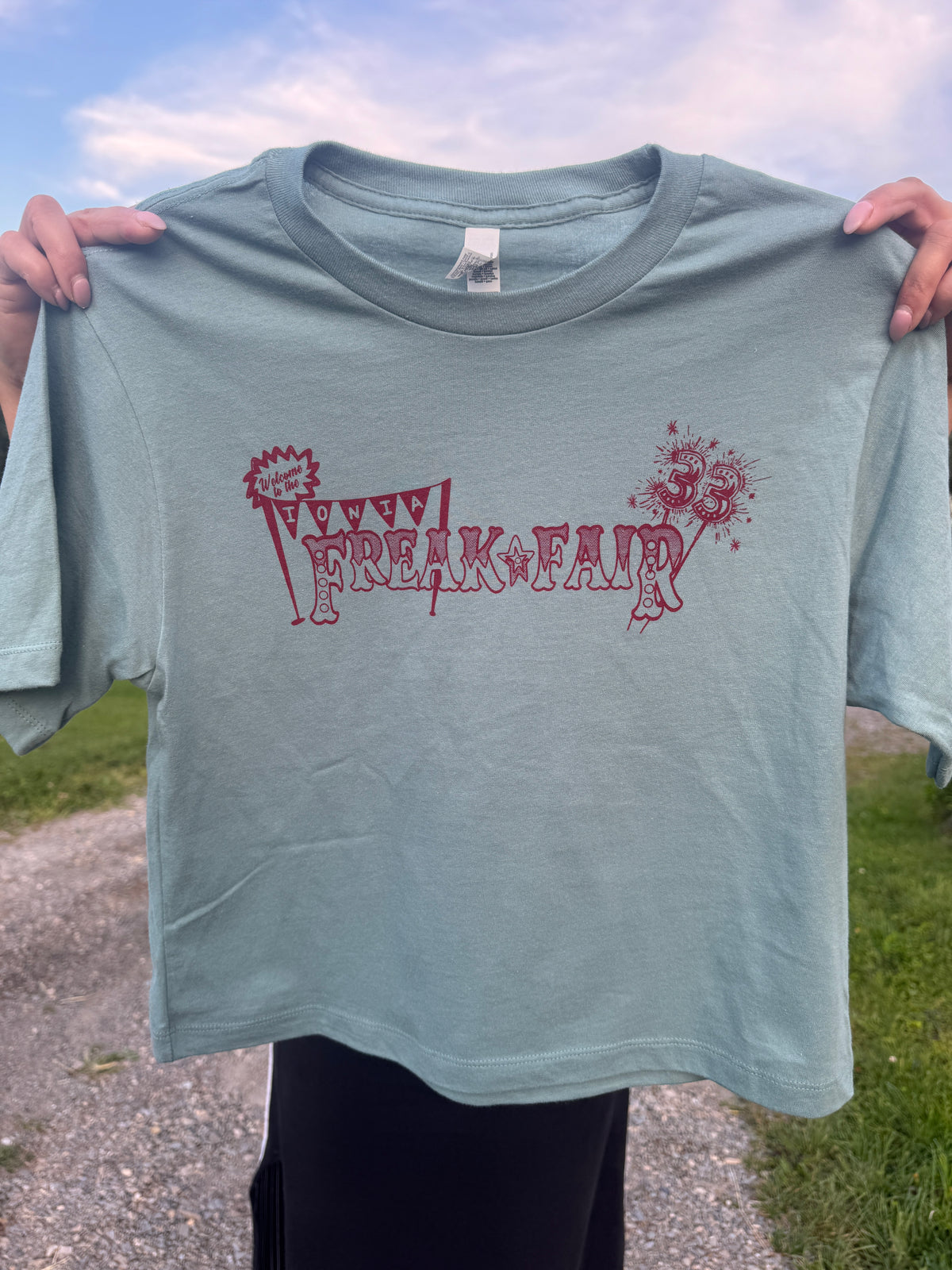 Freak Fair Billy Strings Cropped T-shirt